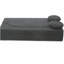 Canapé-lit 2 en 1 pliant avec coussin, canapé-lit simple, causeuse de plancher et futon, canapé-lit pliant en mousse pour le salon, les invités, le bureau, un appartement, aucun assemblage requis, noir-232955203