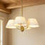 Lustre classique en tissu 4 lumières