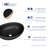 Eclisse Oval Vessel Bathroom Sink in Matte Black, 16" L x 13" W Vitreous China Modern Sink-94888454