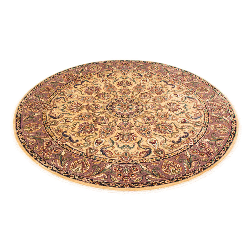 Tapis kaki Finest Agra 8 po 2 po x 8 po 2 po