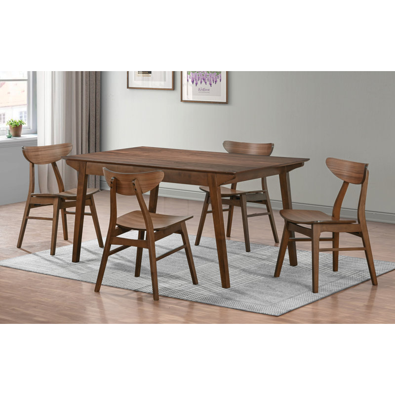 Eubank Uptown 60" Dining Table, Medium Walnut