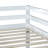 Solid Wooden Bunk Bed With Ladder, Crafted With Strengthened Slats-1684255501