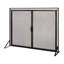 Pare-feu en fer mat - 103,5 cm (l) x 76,2 cm (h), durable, fonctionnel et facile à installer