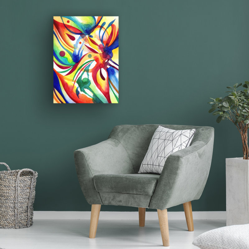 Art sur toile 13, "Sandra Rede", H 47 po x l 35 po
