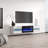 Rameesa 72" Modern TV Stand with Electric Fireplace, High Gloss Finish, Wall-Mounted-1803749582