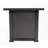 28" Propane Gas Fire Pit Table, 50000 BTU Square Steel Fire Pit For Outside Patio Deck Garden Backyard-Black