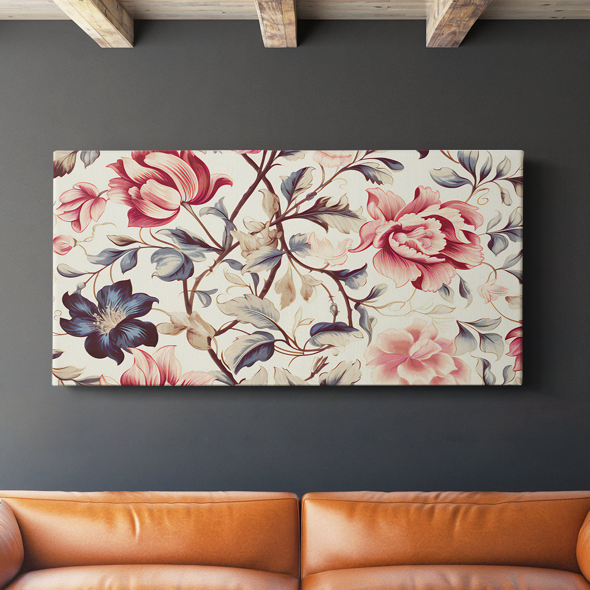 Red Barrel Studio Botanical Series-CDXXVII- Gallery Wrapped Canvas ...