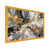 Impression dorée sur toile encadrée