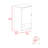 Light Oak and White 1-Shelf Medicine Cabinet
