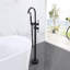 Robinet de baignoire autoportant monocommande à fixation au sol-60690375