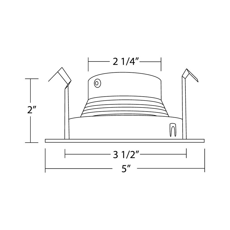 4'' Dimmable Standard Recessed Lighting Kit