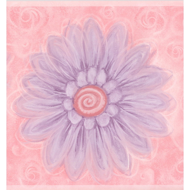Bordure murale fleurs