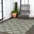 Amora Traditional Mediterranean Tile Design Green/Cream Indoor/Outdoor Rug-1271998555