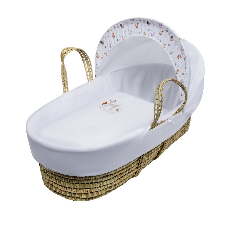 Moses Basket with Bedding with Mattress