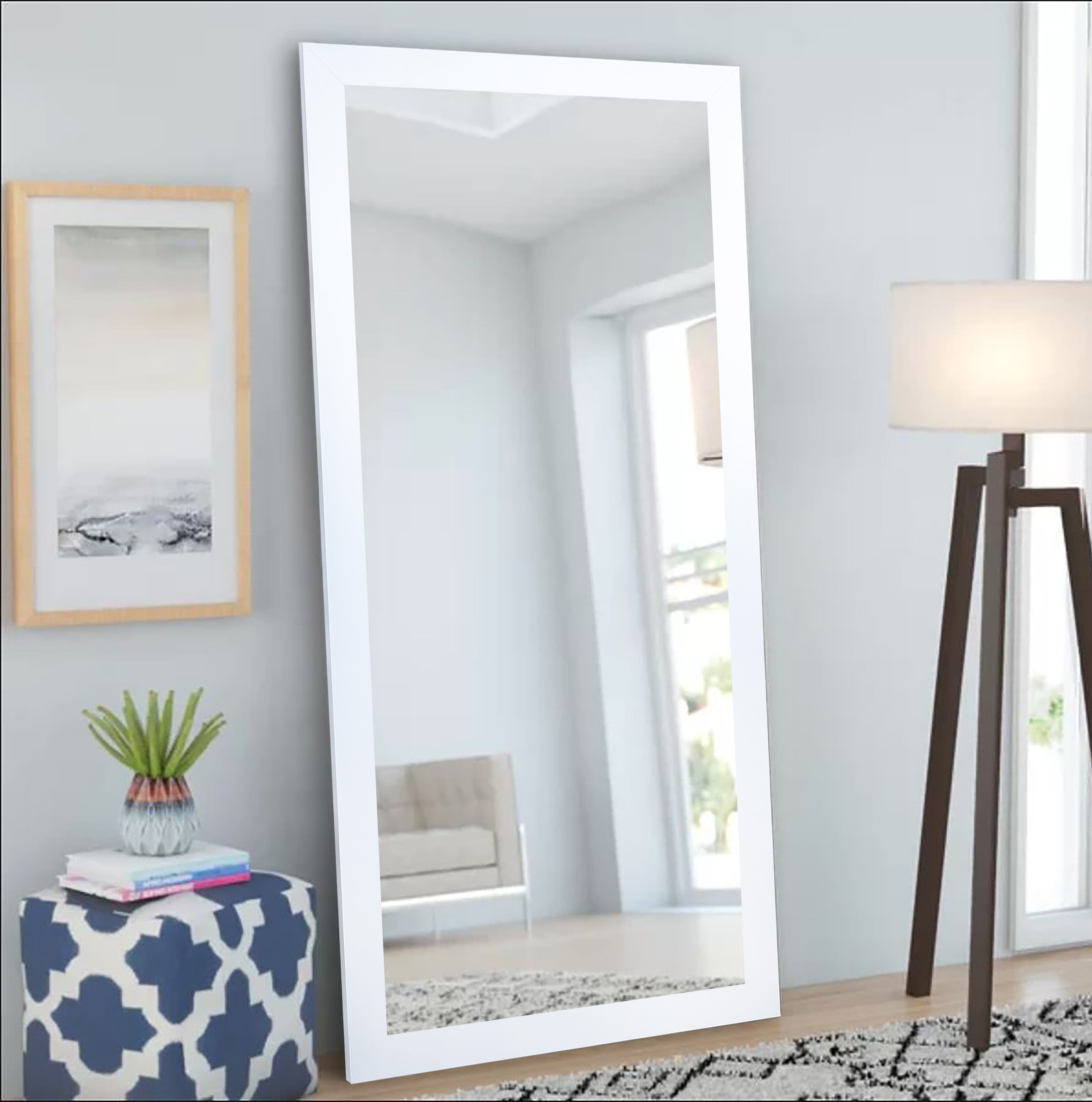 Rectangle Beveled Wall Mirror for Home Decor Virginia Style Gold Leaf  18x22 Outside Dimensions 通販
