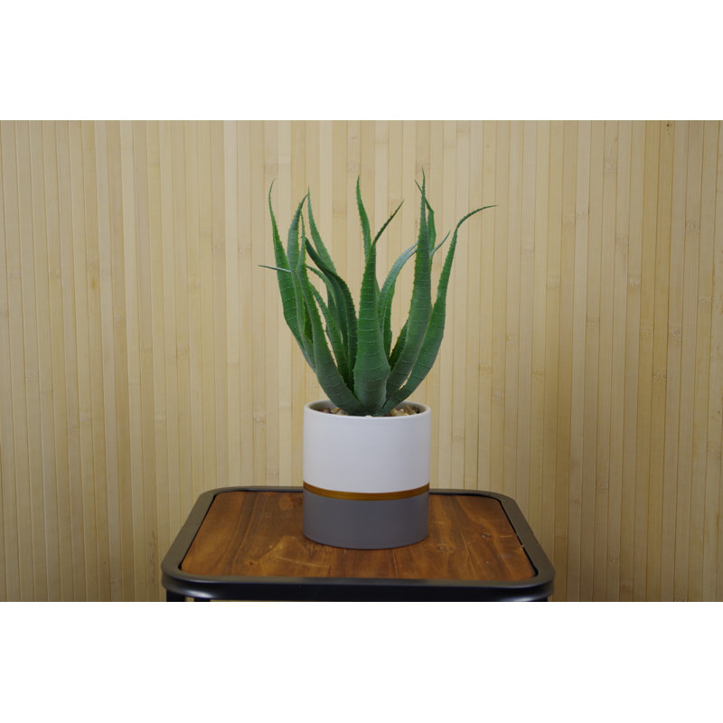 28Cm Artificial Aloe Plant in Pot