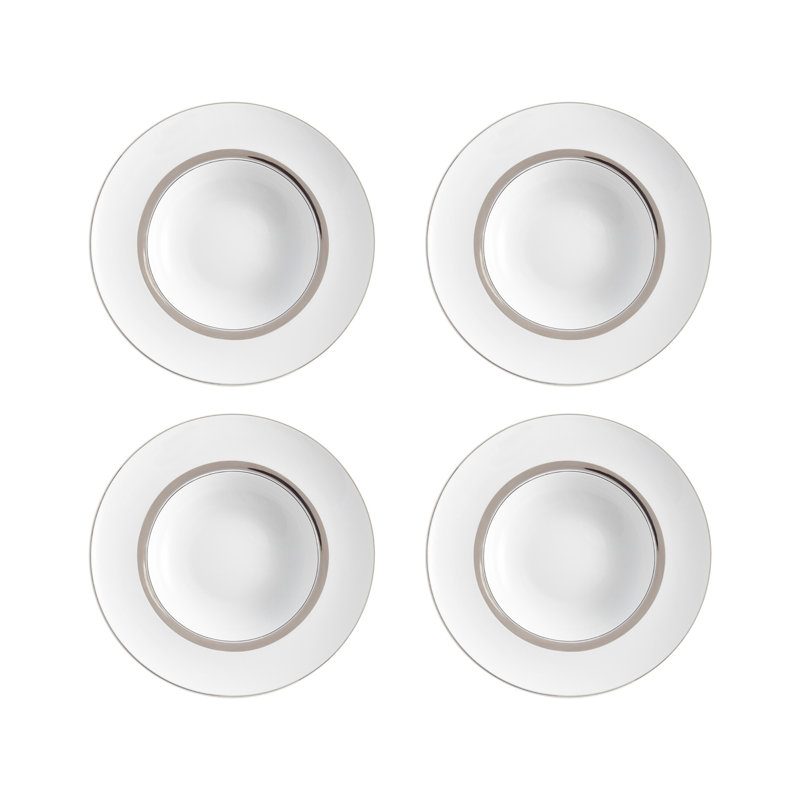 Domo Gold 9.92" Dinner Plate, Platina