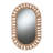 Aadith Seagrass Oval Beveled Wall Mirror