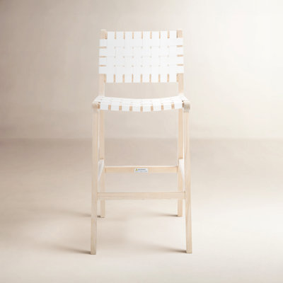 Alston Upholstered Counter Stool with Solid Wood Frame
