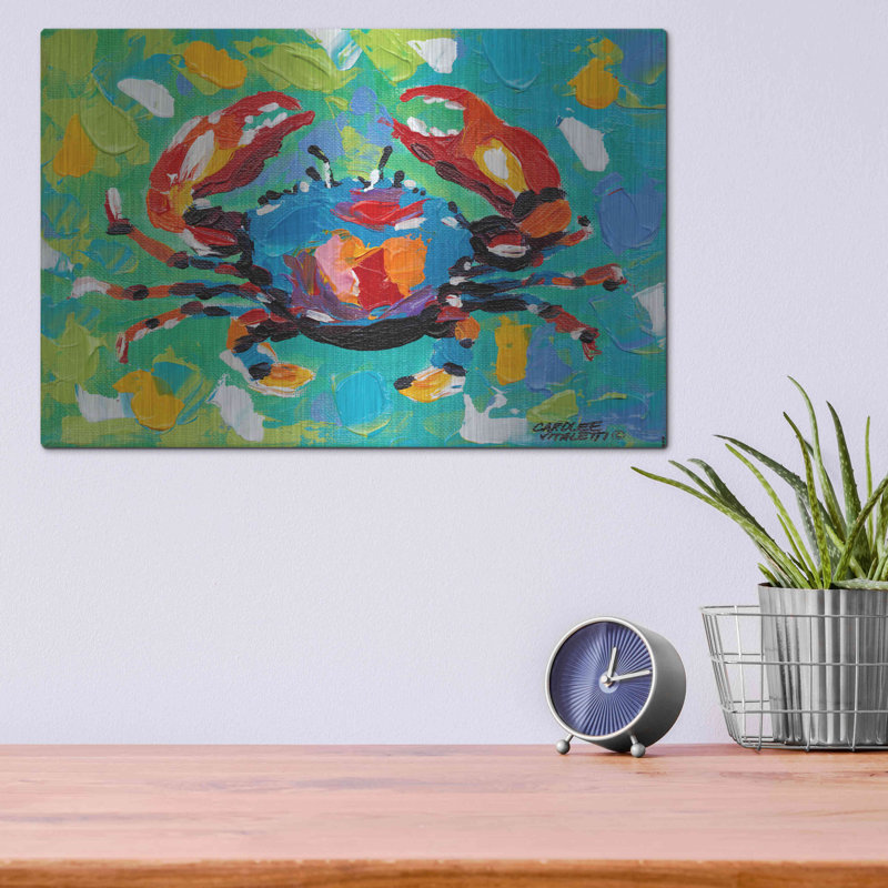 «Seaside Crab I» par Carolee Vitaletti, H 12 po x l 16 po