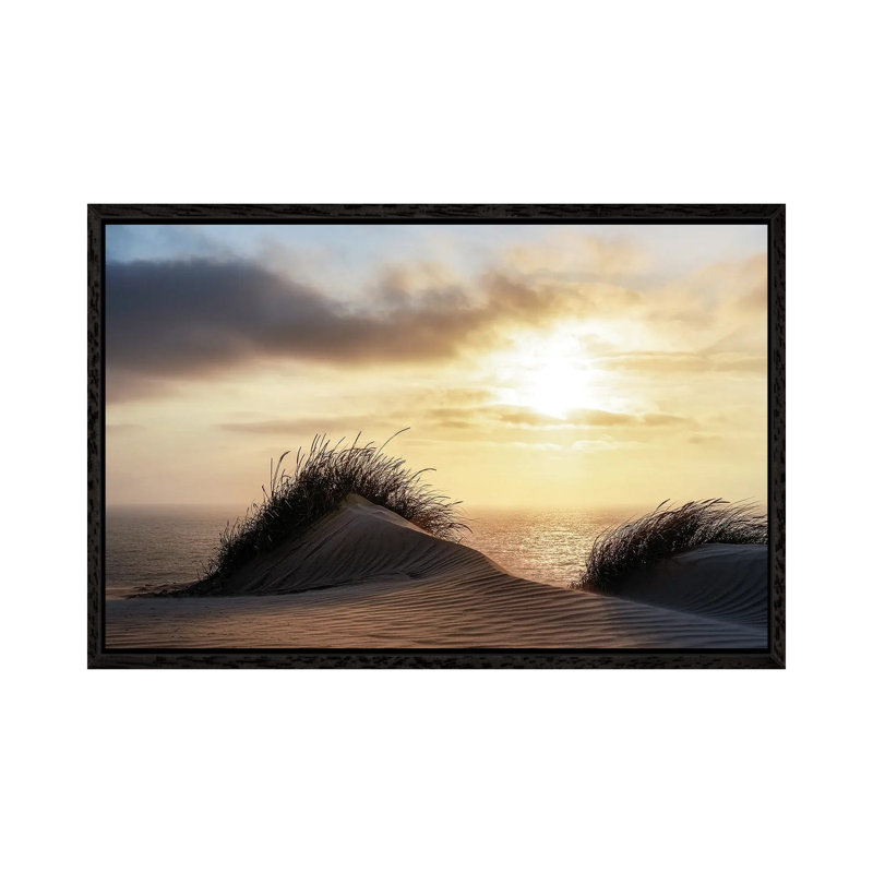 Dune - Denmark 1 Piece Wall Art on Canvas, 101.6 cm H x 66.04 cm W, Black Floater Framed