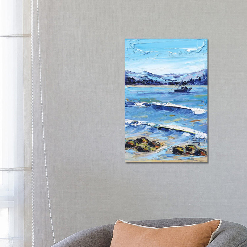 A Day In Monterey by Lisa Elley - Wrapped Canvas Gallery-Wrapped Canvas Giclée, 66.04 cm H x 45.72 cm W x 1.91 cm D