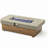 48-inch Iron Fire Pit Table with Wood Grain Surface