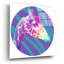 Art mural en verre acrylique «Faded Giraffe» par Dawg Painter-101632203