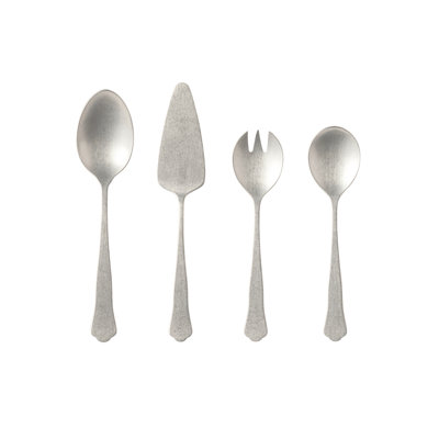 Prado 4 Piece Stainless Steel Hostess Set