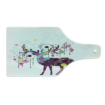 East Urban Home Glass Christam Cutting Board