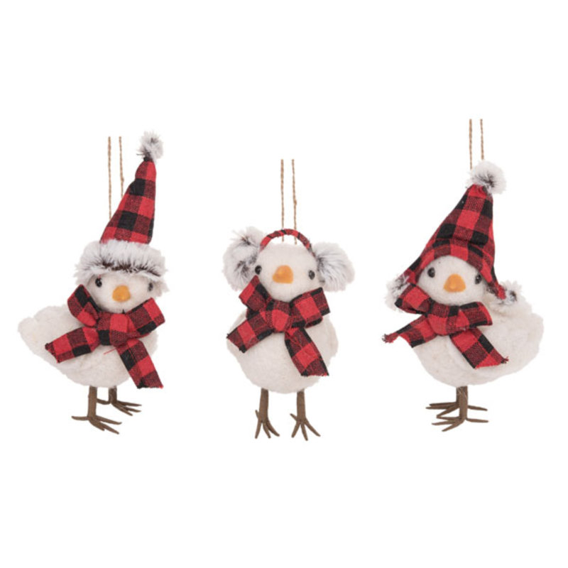  Ensemble de 3 décorations de Noël en feutre