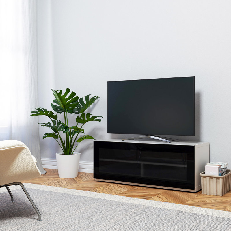 Dimitri TV Stand for TVs up to 65", Black/White