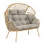 Cocona 2 Seat Standing Egg Chair-926015908