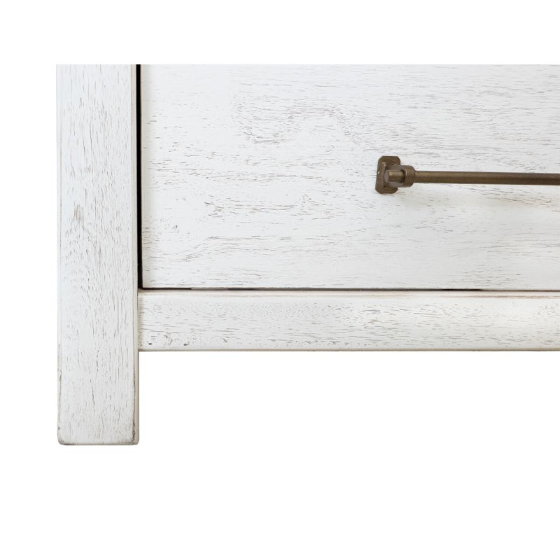 Commode 5 tiroirs White Roots