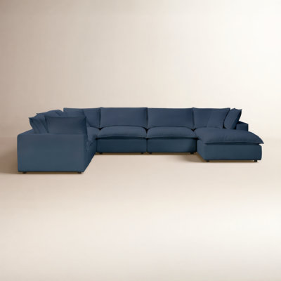 Ellaria Modular Upholstered Reversible U-Sectional