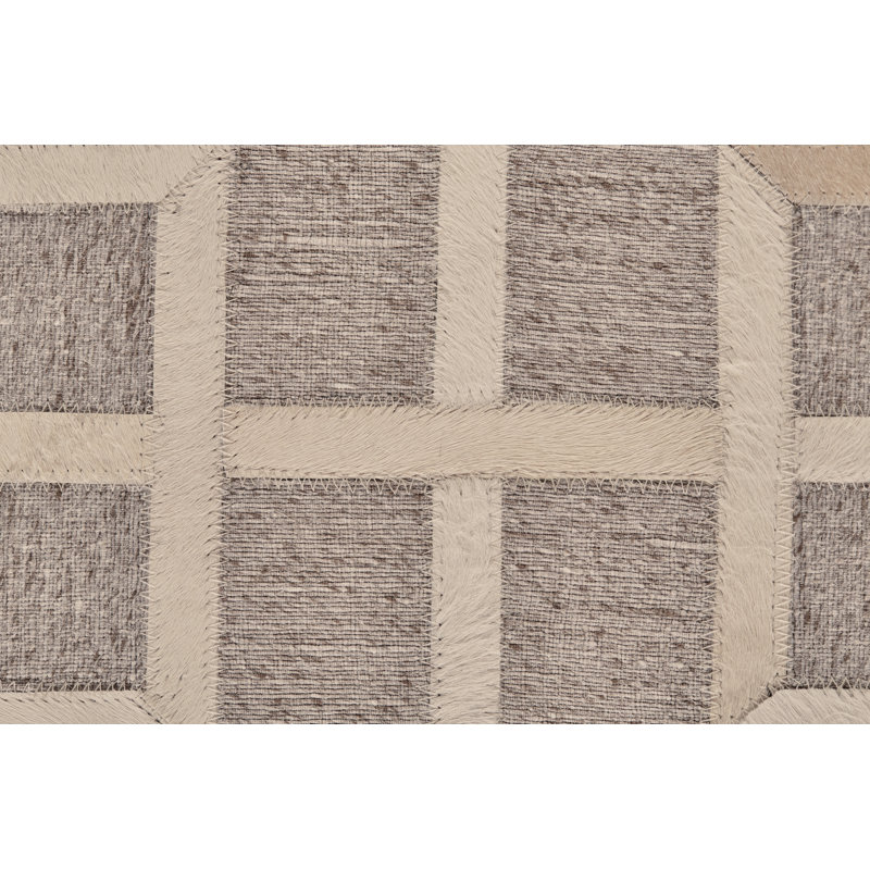 Tapis géométrique tissé à la main Grossi, Rectangle 5 pi x 8 pi