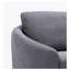 Causeuse en lin gris yuina