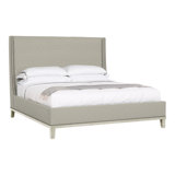 Michael Weiss Solid Wood Wingback Bed