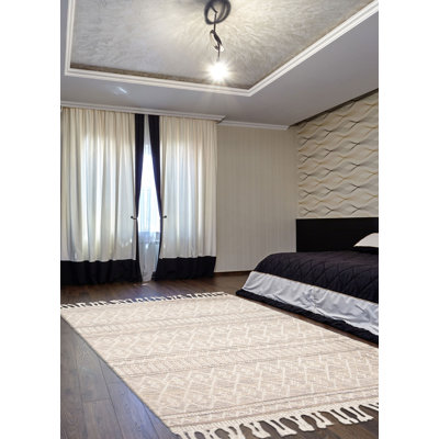 Tapis crème Sienna 5 pi 2 po x 7 pi 3 po