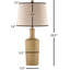 Lampe de table 30 po Yerkes
