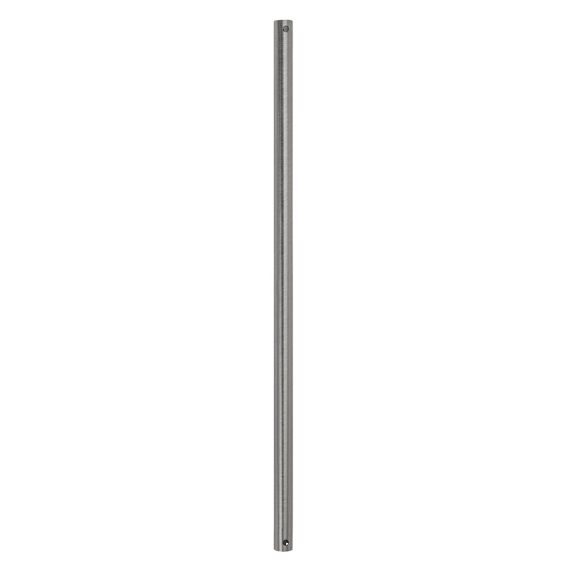 Tige de ventilateur de plafond, H 24 po x l 0,5 po x P 0,5 po, Nickel brossé