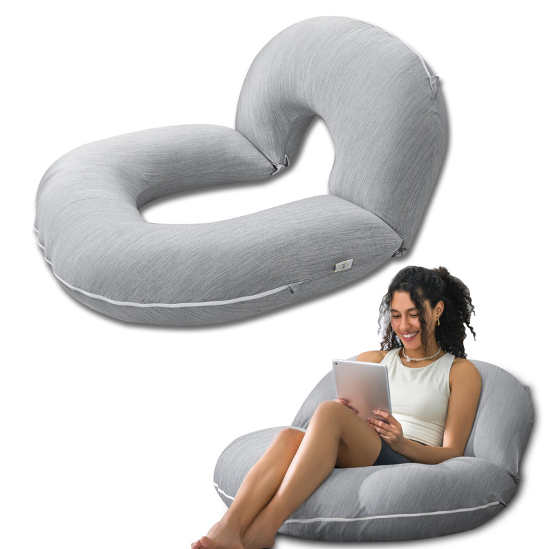  Coussin de lecture, coussin de dos pour s'asseoir au lit pour la lecture, infirmière et relax, coussin de lecture pour adultes, mamans et enfants, coussin de lit