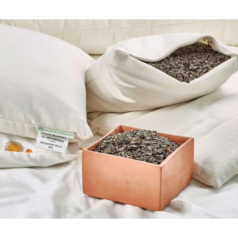 Buckwheat Firm Cooling Pillow, 12" x 16"