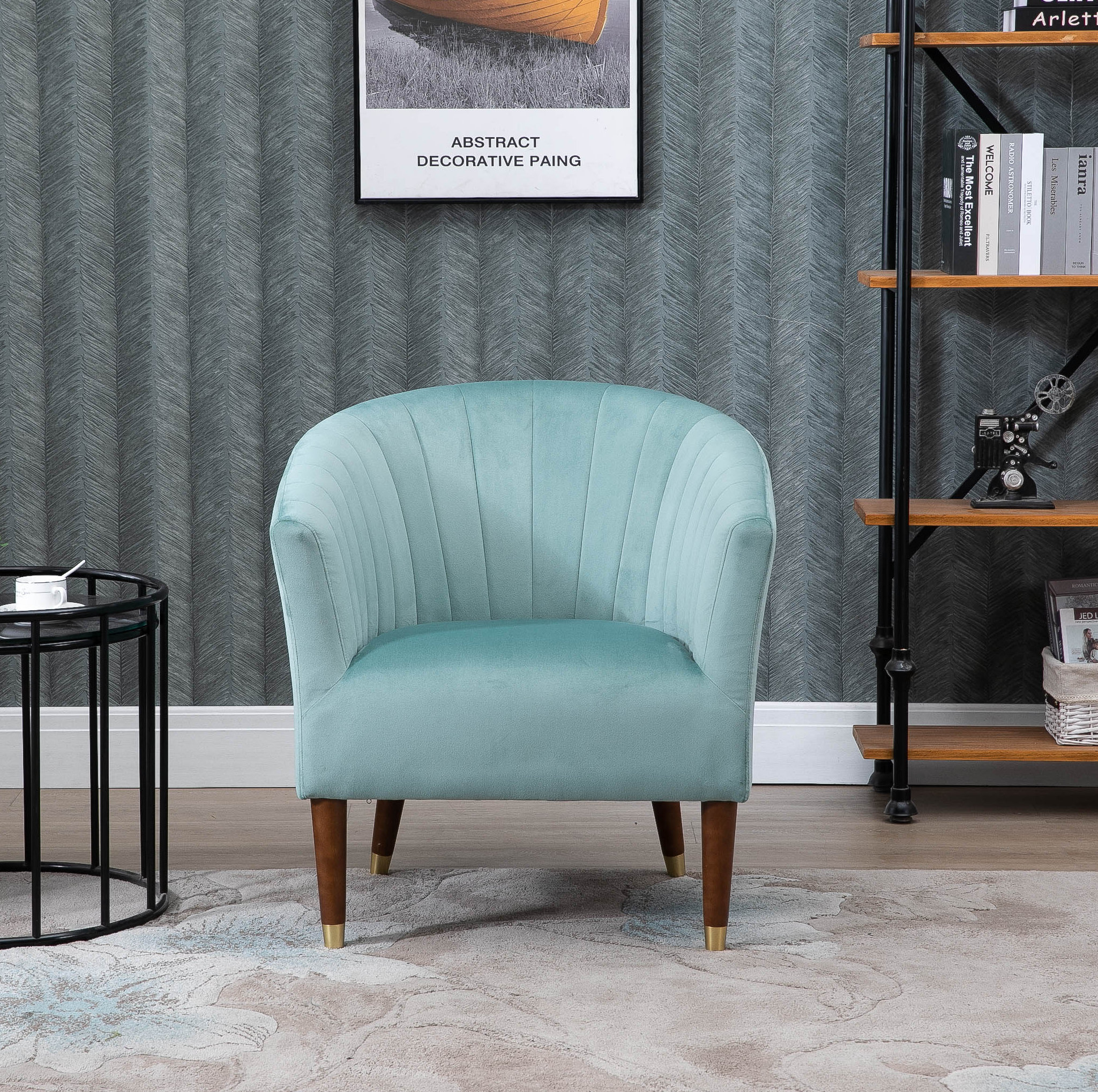 Duck egg velvet online chair