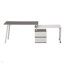 Bureau rotatif multi-positionnel moderne