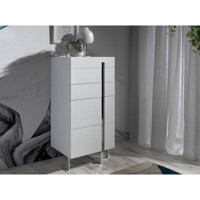 Chiffonier white wood