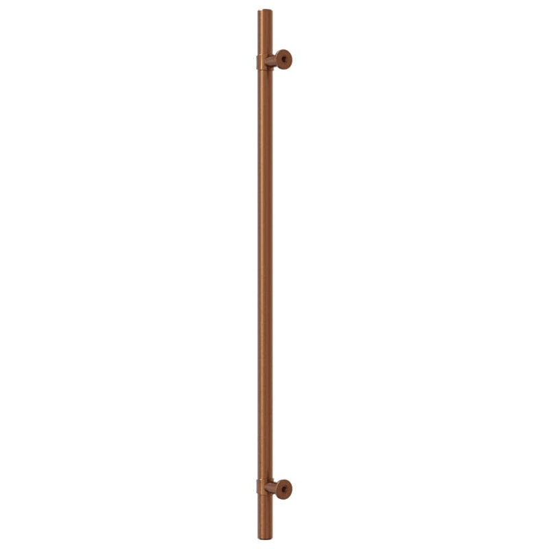 Acier inoxydable avec poignées d'armoire vidaXL, 8,81 pouces, Bronze