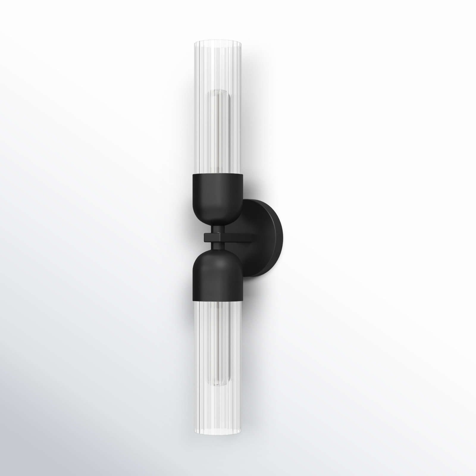 Morant 2-Light Vanity Light, Black