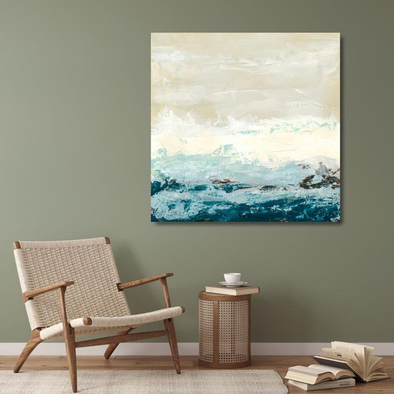 «Breakwater Bay Vess, June» par Erica Gallery, art sur toile tendue: Coastal, H 28 po x l 28 po