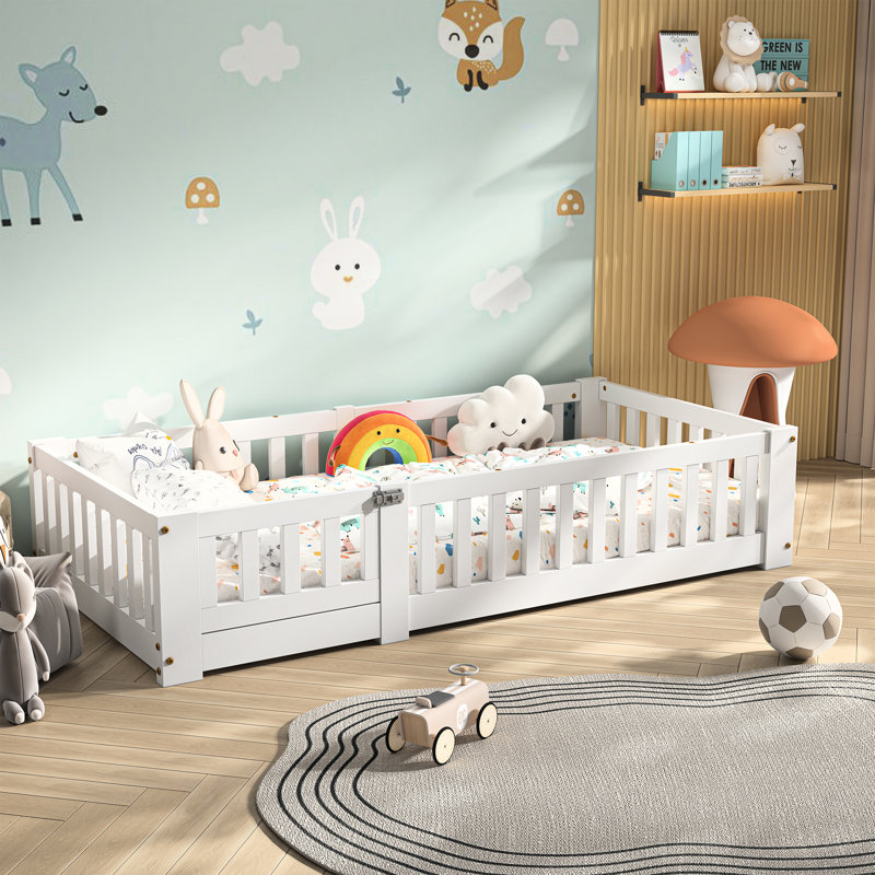 Solid Wood Bed, Single (3')